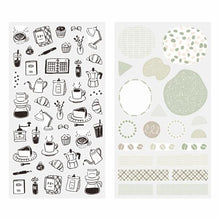 画像をギャラリービューアに読み込む, #ｼｰﾙ26412枚入ﾓﾉﾄｰﾝｶﾌｪ柄 --- DESIGNPHIL <Japan seal> :4902805826419
