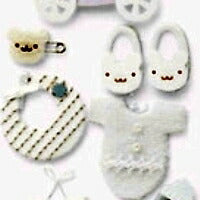 DESIGNPHIL MIDORI Sticker - PC Sticker M3092 Baby Pattern White, Sticker Album, Lucky Bag, Schedule Decoration Sticker, Diary, Reward, Flowers, Alphabet, Schedule Book, Timekeeper for Notebooks :4902805830928