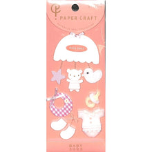 Load image into Gallery viewer, DESINPHIL・MIDORI Design Phil Midori Stickers・PC Stickers M3093 Baby Pattern Pink Schedule Book, Notebook Timekeeper: 4902805830935
