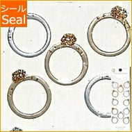 DESINPHIL･MIDORI ﾃﾞｻﾞｲﾝﾌｨﾙ･ﾐﾄﾞﾘ ｼｰﾙ ･ PC ｼｰﾙS3113 ﾘﾝｸﾞ柄 指輪 ｼｰﾙ帳 福袋 ｽｹｼﾞｭｰﾙ ﾃﾞｺ ｽﾃｯｶｰ ﾀﾞｲｱﾘｰ ごほうび 花 ｱﾙﾌｧﾍﾞｯﾄ  ｽｹｼﾞｭｰﾙ帳 手帳のﾀｲﾑｷｰﾊﾟｰ :4902805831130