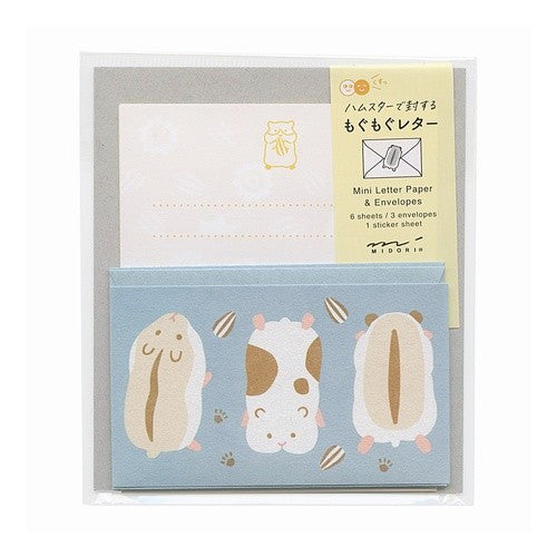 ＃ミニレターセット９３５もぐもぐハムスター (株)ﾐﾄﾞﾘ :4902805869355