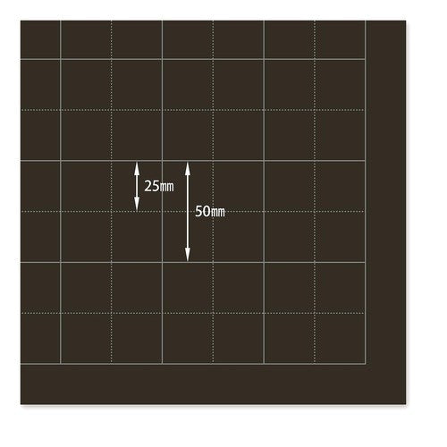 ＃マス目模造紙プル　ブラック　５０枚 (株)マルアイ :4902850127851