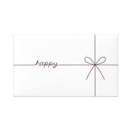 ＃ギフト券袋　ｈａｐｐｙ　Ｗミニ (株)マルアイ :4902850250092