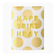 ＃MESSAGE FLOWER VASE Happy Birthday Yellow CF10Y (株)マルアイ :4902850451482