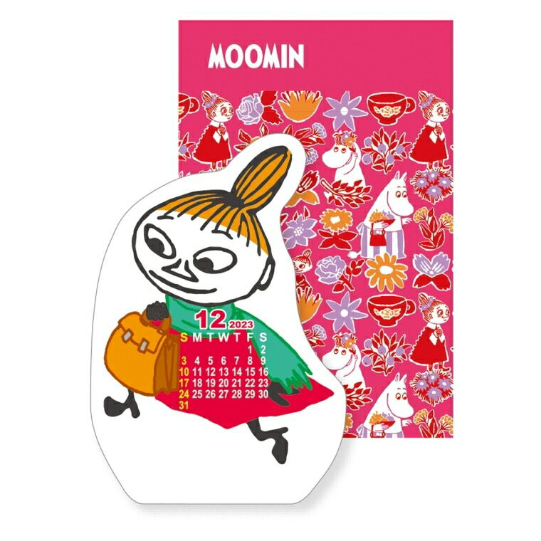 [10x points!] Calendar Schedule Book GAKKEN Gakken 2023 January Start Moomin Desk Mini Little My Adult Cute Stylish Pretty Character Diary Cover Diary Timekeeper: 4905426035079