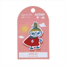 Load image into Gallery viewer, ＃M/M刺繍ｽﾃｯｶｰ(ﾘﾄﾙﾐｲ橙) ムーミン リトルミイ ミイ 刺繍ステッカー ワッペン風 赤ワンピース キャラクターグッズ 学習研究社 :4905426708904
