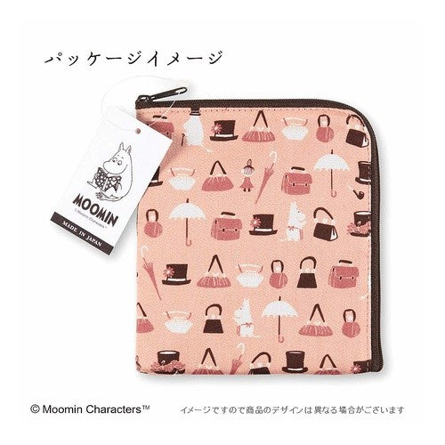 *ﾑｰﾐﾝ雑貨ﾌﾗｯﾄﾐﾆﾎﾟｰﾁﾊﾞｯｸﾞﾌﾞﾙｰ