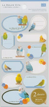 Load image into Gallery viewer, MINDWAVE Stickers - Photo Label Stickers 11310 Parakeet Sticker Book Lucky Bag Schedule Decoration Stickers Diary Animal Character Disney Schedule Planner Timekeeper :4909001113107
