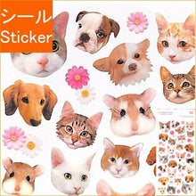 Load image into Gallery viewer, MINDWAVE Seal, Animal Face 1, Seal Album, Lucky Bag, Schedule, Deco, Sticker, Diary, Animals, Animal, Photo, Pictures, Seal, Schedule Book, Timekeeper for Planners :4909001119147

