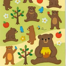 Load image into Gallery viewer, MINDWAVE Seal, Removable Seal 21354 Remove Bear, Seal Book, Lucky Bag, Schedule Decoration Sticker, Diary, Animal, Character, Disney Schedule Book, Planner Timekeeper :4909001213548
