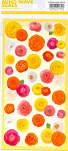 Load image into Gallery viewer, MINDWAVE Seal, Ranunculus Sticker Book Lucky Bag, Schedule Decoration Sticker, Diary Reward, Flower Alphabet, Schedule Book, Timekeeper for Notebooks: 4909001216808
