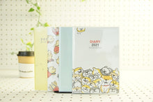 Load image into Gallery viewer, Diary 2021 MINDWAVE 2021 January Start (October 2020 Start) Monthly Diary (Monthly Block) B6 Gorogoro Nyansuke Shibabanbann Adult Cute Stylish Character Diary Cover Schedule Book Timekeeper for Diaries :4909001556157
