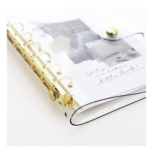 画像をギャラリービューアに読み込む, ＃A6ｸﾘｱﾊﾞｲﾝﾀﾞ-/ｺﾞ-ﾙﾄﾞ --- : A6 clear binder-/Gold :4909001579569
