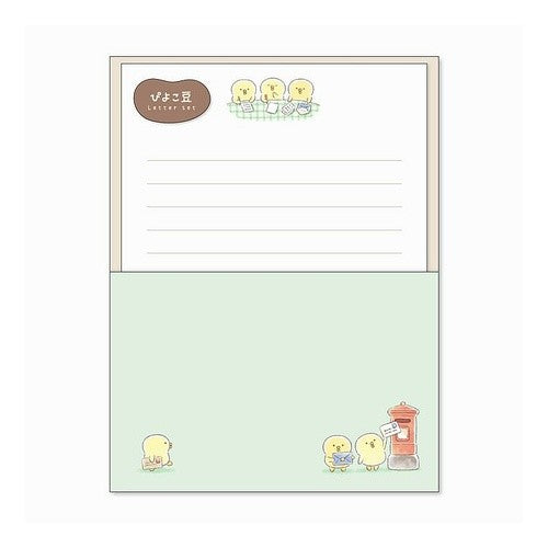 ＃ﾋﾟﾖｺﾏﾒ ﾚﾀｰｾｯﾄ 58035 ｵﾃｶﾞﾐｶｸﾖ --- : Piyokomame letter set 58035 Otegamikakuyo :4909001580350