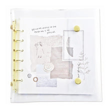 Load image into Gallery viewer, ＃ﾊﾞｲﾝ A6ﾜｲﾄﾞｸﾘｱﾊﾞｲﾝﾀﾞｰ 58051 ｺﾞｰﾙﾄﾞ --- : Bine A6 wide clear binder 58051 Gold :4909001580510
