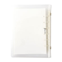 画像をギャラリービューアに読み込む, ＃A6ｸﾘｱﾊﾞｲﾝﾀﾞ-/ﾐﾙｸﾎﾜｲﾄ --- : A6 clear binder-/milk white :4909001580725

