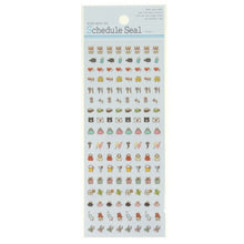 Load image into Gallery viewer, MINDWAVE Seal Schedule Seal 72232 Stylish Goods 3 Seal Book Grab Bag Round Stylish Album Decoration Heart Bulk Sticker Smartphone Reward Flower Cute Schedule Book Diary Timekeeper :4909001722323
