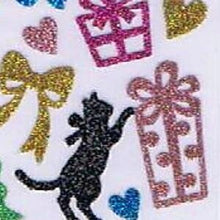 Load image into Gallery viewer, MINDWAVE ﾏｲﾝﾄﾞｳｪｲﾌﾞ ｼｰﾙ 約170mm×約70mm MWｸﾞﾘｯﾀｰｼｰﾙ 72668 Ribbon Cat  ｽｹｼﾞｭｰﾙ帳 手帳のﾀｲﾑｷｰﾊﾟｰ :4909001726680
