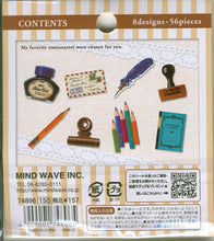 Load image into Gallery viewer, MINDWAVE ﾏｲﾝﾄﾞｳｪｲﾌﾞ ｼｰﾙ ･ MWFavorite Seal 74896 Favorite Stationery 2 ｼｰﾙ帳 福袋 ｽｹｼﾞｭｰﾙ ﾃﾞｺ ｽﾃｯｶｰ ﾀﾞｲｱﾘｰ 動物 ｱﾆﾏﾙ ｷｬﾗｸﾀｰ ﾃﾞｨｽﾞﾆｰ  ｽｹｼﾞｭｰﾙ帳 手帳のﾀｲﾑｷｰﾊ :4909001748965
