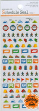 Load image into Gallery viewer, MINDWAVE Seal, Schedule Seal 75414 Hobby 3 Sticker book lucky bag schedule deco stickers diary reward flower alphabet Schedule book from Timekeeper of notebooks: 4909001754140
