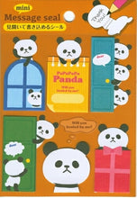 Load image into Gallery viewer, MINDWAVE マインドウェイブ シール ・ ミニメッセージシール 75514 PaPaPaPa Panda パンダ シール帳 福袋 スケジュール デコ ステッカー ダイアリー 動物 アニマル キャラクター ディズニー  スケジュール帳 手帳のタイムキーパー :4909001755147
