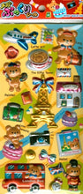 Load image into Gallery viewer, MINDWAVE Seal - Mega Pukkuri Seal 75643 Bears Travel Bear Journey Seal Book Grab Bag Schedule Deco Sticker Diary Animal Character Disney Schedule Book Time Keeper: 4909001756434
