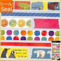 Load image into Gallery viewer, MINDWAVE Seal - Masking Seal Animal Seal Book Lucky Bag Schedule Deco Sticker Diary Animal Character Disney Schedule Book Timekeeper :4909001773455
