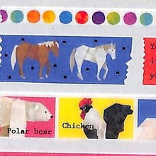 Load image into Gallery viewer, MINDWAVE Seal - Masking Seal Animal Seal Book Lucky Bag Schedule Deco Sticker Diary Animal Character Disney Schedule Book Timekeeper :4909001773455
