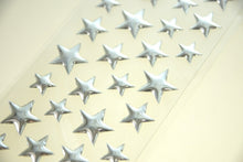 Load image into Gallery viewer, MINDWAVE Seal - Star Selection Star 2 Silver Seal Book Lucky Bag Round Stylish Album Decoration Heart Large Quantity Sticker Smartphone Reward Flower Cute Schedule Book Notebook Time Keeper: 4909001776746
