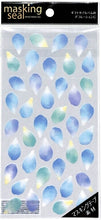 Load image into Gallery viewer, MINDWAVE Seal - Petal Blue Petal Seal Album Grab Bag Round Stylish Album Decoration Heart Bulk Sticker Smartphone Reward Flower Cute Schedule Book Timekeeper: 4909001784246
