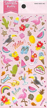 Load image into Gallery viewer, MINDWAVE Seal - Tropical Seal Book Lucky Bag Round Stylish Album Decoration Heart Large Quantity Stickers Smartphone Reward Flower Cute Schedule Book Timekeeper :4909001789333
