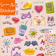 MINDWAVE Seal - Trend Girl Seal Book Lucky Bag Schedule Deco Sticker Diary Reward Flower Alphabet Seal Seal Schedule Book Timekeeper for Notebooks: 4909001789364