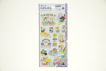 Load image into Gallery viewer, MIND WAVE Stickers - Hawaii Shibaban Shibainu Travel Sticker Book Lucky Bag Schedule Deco Stickers Diary Reward Flower Alphabet Schedule Book - Timekeeper for Notebooks :4909001794290
