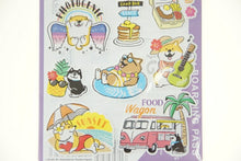 Load image into Gallery viewer, MIND WAVE Stickers - Hawaii Shibaban Shibainu Travel Sticker Book Lucky Bag Schedule Deco Stickers Diary Reward Flower Alphabet Schedule Book - Timekeeper for Notebooks :4909001794290
