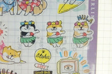 Load image into Gallery viewer, MIND WAVE Stickers - Hawaii Shibaban Shibainu Travel Sticker Book Lucky Bag Schedule Deco Stickers Diary Reward Flower Alphabet Schedule Book - Timekeeper for Notebooks :4909001794290
