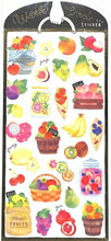 Load image into Gallery viewer, MINDWAVE Seal, Weekend Sticker 79496, Fruits, Sticker Book, Lucky Bag, Schedule Decoration Sticker, Diary, Reward, Flowers, Alphabet, Food, Fruits, Apples, Oranges, Planner, Notebook Time Keeper: 4909001794962
