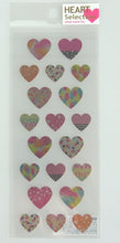 Load image into Gallery viewer, MINDWAVE Seal - Matte Metallic Heart Seal Book Lucky Bag Schedule Deco Sticker Diary Reward Flower Alphabet Schedule Book Timekeeper's Diary: 4909001803213
