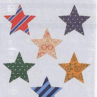 Load image into Gallery viewer, MINDO WAVES Mind Wave Seal Star Selection Star Pattern Sticker Vintage Motif 79803 / :4909001803251
