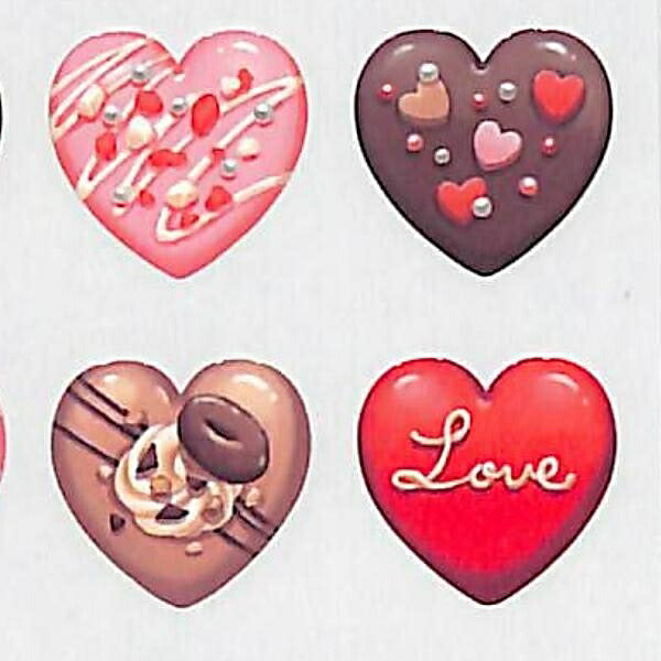 MINDWAVE Seal - Heart Selection 80345 Miracoat Seal Book Lucky Bag Round Stylish Album Decoration Heart Large Quantity Sticker Smartphone Reward Flower Cute Schedule Book Diary Timekeeper :4909001803459