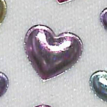 Load image into Gallery viewer, MINDWAVE Seal - Heart Selection Metal Puffy 80607 Seal Book Lucky Bag Round Fashionable Album Decoration Heart Bulk Sticker Smartphone Reward Flower Cute Schedule Book Notebook Timekeeper :4909001806078
