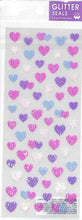 Load image into Gallery viewer, MINDWAVE Seal - Glitter Seal Petit Heart 80618 Seal Book Lucky Bag Round Stylish Album Decoration Heart Bulk Sticker Smartphone Reward Flower Cute Schedule Book Time Keeper: 4909001806184
