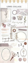 Load image into Gallery viewer, MINDWAVE Seal, Livre Collage, Ivory, Sewing, Handicraft, Seal Book, Lucky Bag, Round, Stylish, Album, Decoration, Heart, Bulk, Sticker, Smartphone, Reward, Flower, Cute, Schedule Book, Notebook Time Keeper :4909001807723
