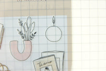 Load image into Gallery viewer, MINDWAVE Seal - Liful Series Illustration Seal Interior Life 80875 Seal Book Lucky Bag Round Stylish Album Decoration Heart Bulk Sticker Smartphone Reward Flower Cute Schedule Book Notebook Timekeeper :4909001808751
