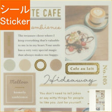 Load image into Gallery viewer, MINDWAVE Seal - Daily Press Seal Urban Cafe Seal Book Lucky Bag Round Stylish Album Decoration Heart Large Quantity Sticker Smartphone Reward Flower Cute Schedule Book Notebook Time Keeper: 4909001809635
