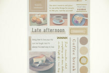 Load image into Gallery viewer, MINDWAVE Seal - Daily Press Seal Urban Cafe Seal Book Lucky Bag Round Stylish Album Decoration Heart Large Quantity Sticker Smartphone Reward Flower Cute Schedule Book Notebook Time Keeper: 4909001809635

