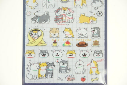 MINDWAVE Seal - Shibanban Series Seal Takanaru-kun 80973 Seal Book Lucky Bag Round Stylish Album Decoration Heart Large Quantity Sticker Smartphone Reward Flower Cute Schedule Book Diary Timekeeper: 4909001809734