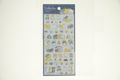 MINDWAVE Seal - Shibanban Series Seal Takanaru-kun 80973 Seal Book Lucky Bag Round Stylish Album Decoration Heart Large Quantity Sticker Smartphone Reward Flower Cute Schedule Book Diary Timekeeper: 4909001809734