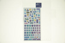 Load image into Gallery viewer, MINDWAVE Seal · Sheer Photo Petit Seal Night View Seal Album Lucky Bag Round Stylish Album Decoration Heart Lots of Stickers Smartphone Reward Flower Cute Schedule Book Diary Timekeeper :4909001811546
