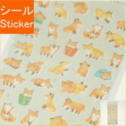 #Mamemame Animal Sticker - Fox MIND WAVE: 4909001812291