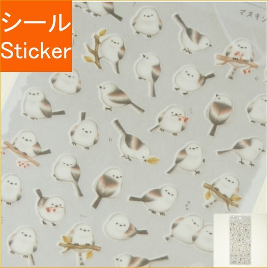 # Mame Mame Animal Sticker 81233 Long-tailed Tit Mind Wave :4909001812338